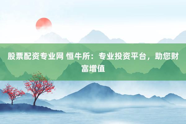 股票配资专业网 恒牛所：专业投资平台，助您财富增值